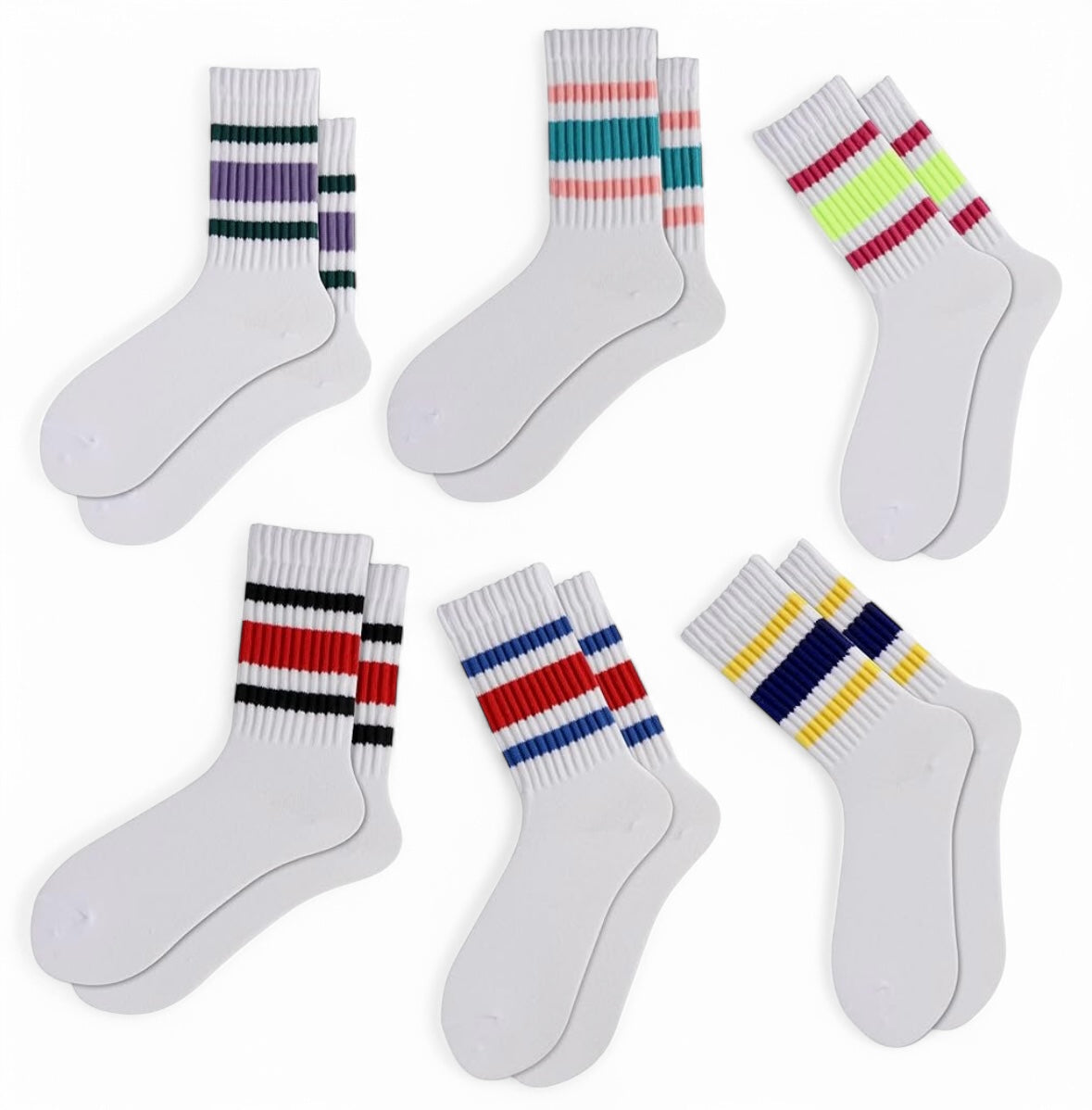 Retro Stripe Cozy Sock