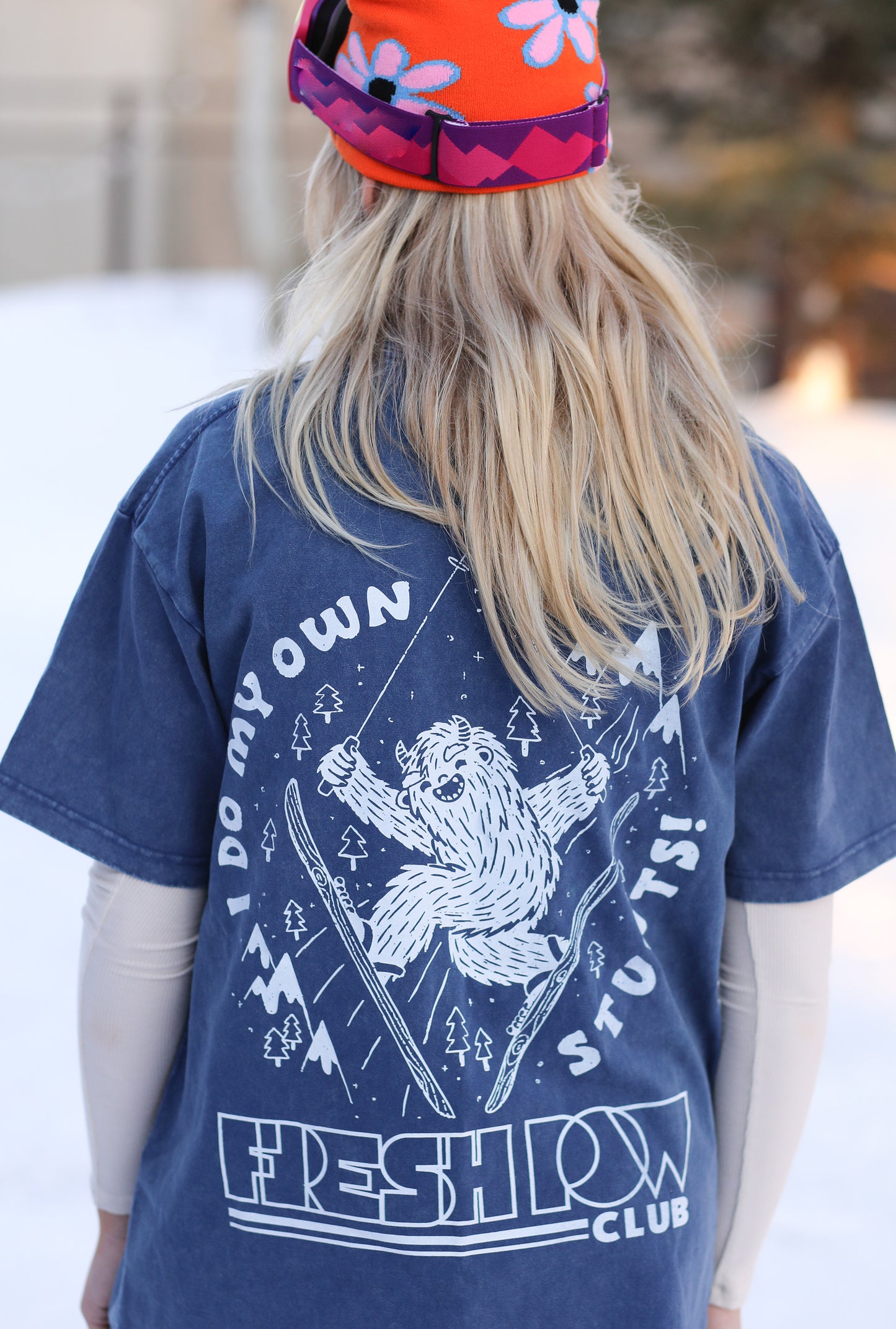 " I Do my own stunts" Acid Wash T